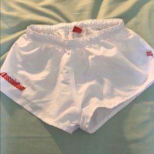 AussieBum white soccer shorts